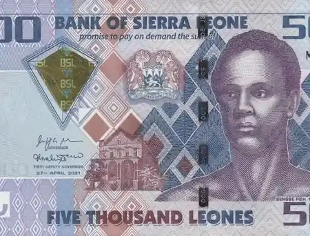 Serra Leoa 5.000 Leones