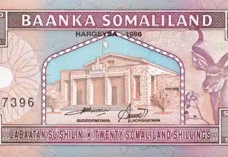 Somalilândia 20 Shillings