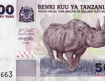 Tanzânia 5.000 Shilingi
