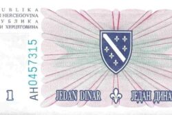 C 7301 BÓSNIA HERZEGOVINA 1 DINAR FE