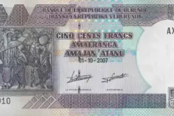 Burundi 500 Francos