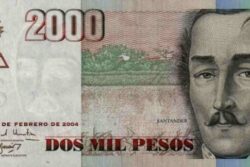 C 2606 COLÔMBIA 2.000 PESOS FE