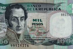 C 2597 COLÔMBIA 1.000 PESOS ORO FE