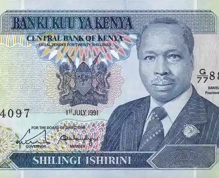 Quênia 20 Shillingis