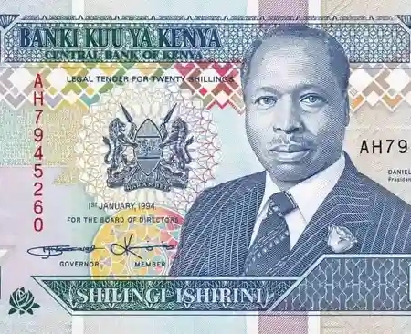 Quênia 20 Shillingis