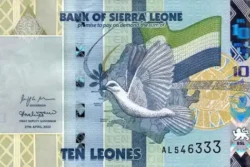 Serra Leoa 10 Leones