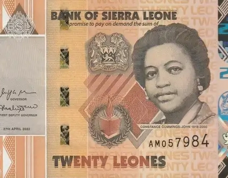 Serra Leoa 20 Leones