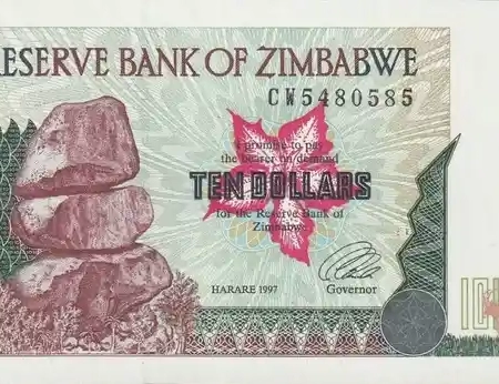 Zimbabwe 10 Dólares