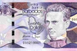 C 2269 BARBADOS 20 DOLLARS FE