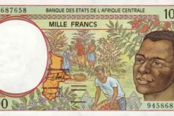 Gabão 1.000 Francos