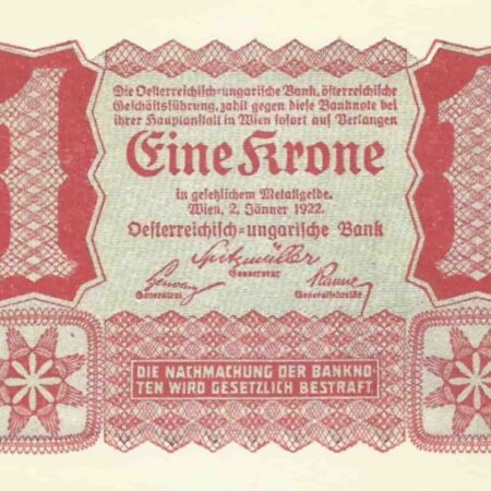 AUSTRIA 1 KRONE