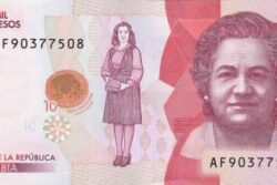 Colômbia 10.000 Pesos