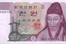 Coreia Do Sul 1000 Won