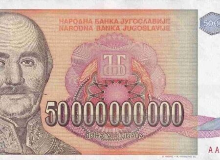 Iugoslávia 50.000.000.000 Dinara