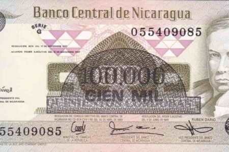 Nicarágua 100.000 Córdobas