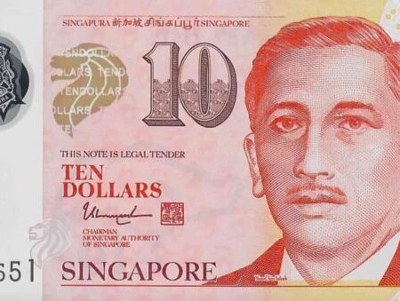 Singapura 10 Dollars