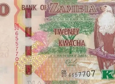 Zâmbia 20 Kwacha