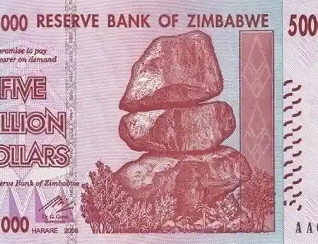 Zimbabwe 5.000.000.000 Dólares