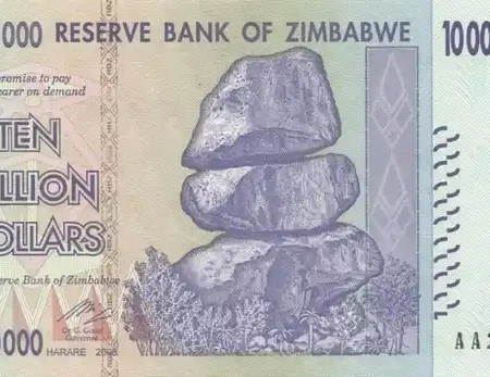 Zimbabwe 10.000.000.000 Dólares
