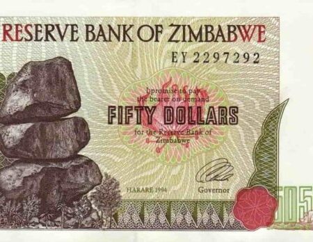 Zimbábue 50 Dollars