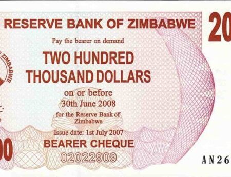 Zimbabwe 200.000 Dollars