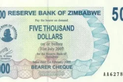 Zimbabwe 5.000 Dólares