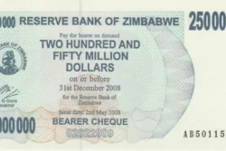 Zimbabwe 250.000.000 de Dólares