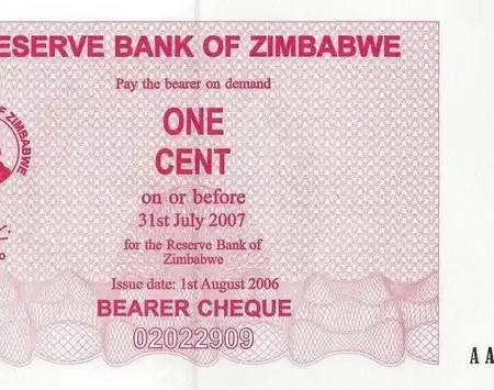 Zimbabwe 1 Centavo
