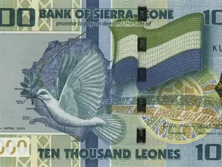 Serra Leoa 10.000 Leones