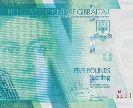 Gibraltar 5 Libras