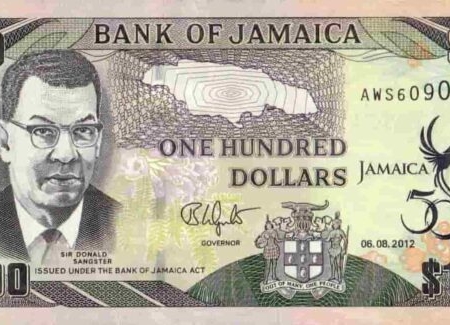 Jamaica 100 Dólares