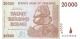 Zimbabwe 20.000 Dólares