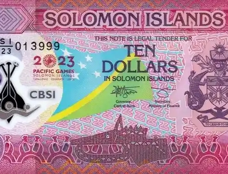 Ilhas Salomão 10 Dollars