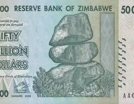 Zimbabwe 50.000.000 Dólares