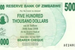 Zimbabwe 500.000 Dólares