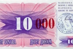 Bósnia Herzegovina 10.000 Dinara