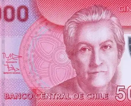 Chile 5.000 Pesos ( Polímero ) Fe