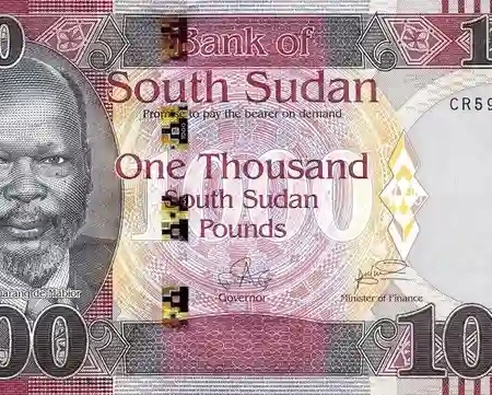 Sudão do Sul 1.000 Libras