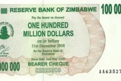 Zimbabwe 100.000.000 de Dólares