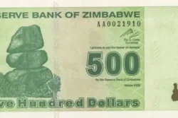 Zimbabwe 500 Dólares