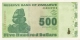 Zimbabwe 500 Dólares