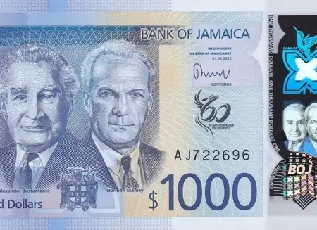 Jamaica 1.000 Dólares