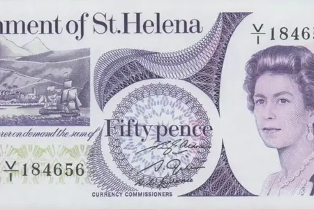 Santa Helena 50 Pence