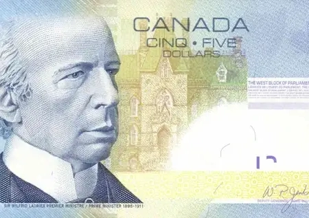 Canadá 5 Dólares