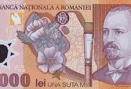 Romênia 100.000 Lei ( Polímero )