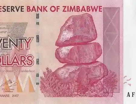 Zimbabwe 20 Dólares