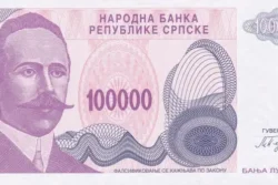 Bósnia Herzegovina 100.000 Dinara