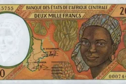 África Central Congo 2.000 Francs