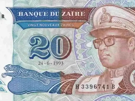 Zaire 20 Nouveaux Zaires