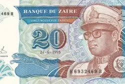 Zaire 20 Nouveaux Zaires